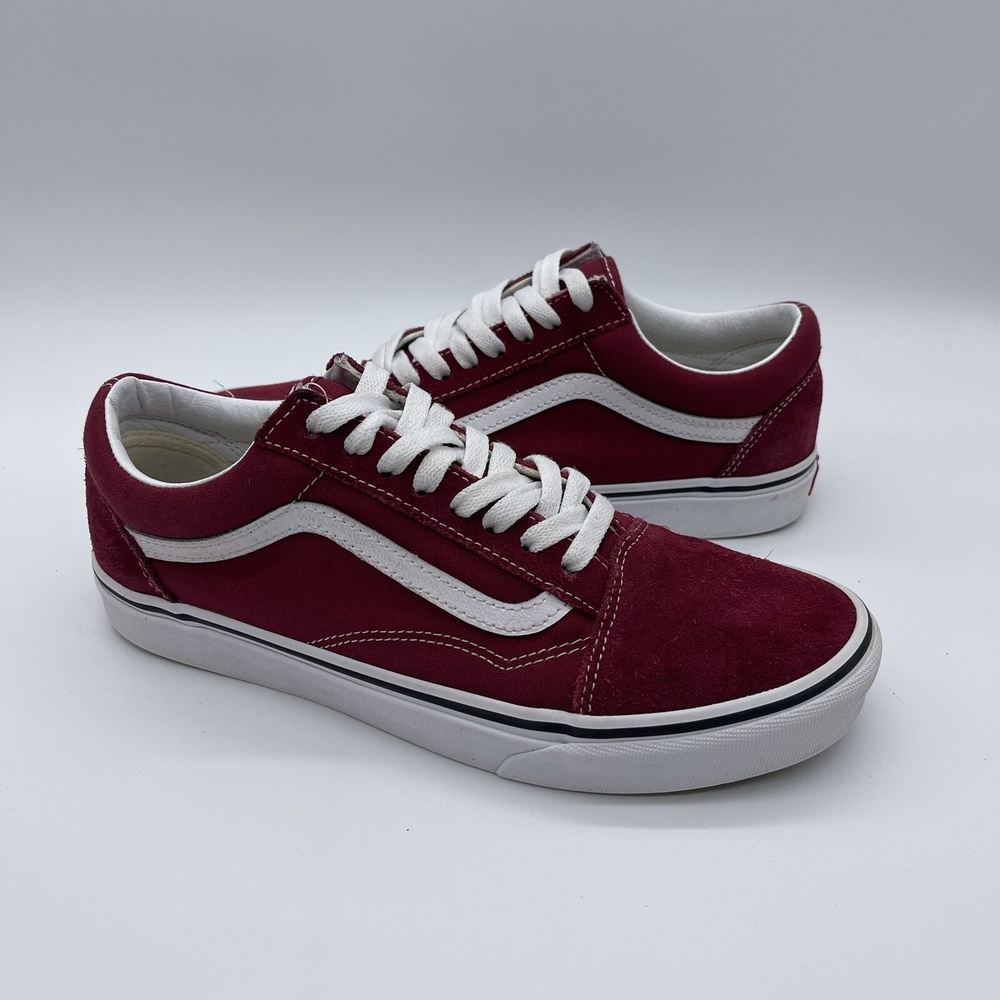 Vans Old Skool Men's Size 9 Casual Shoes VN0A38G1VG4 Rumba Red/True White 500714 - Picture 2 of 11